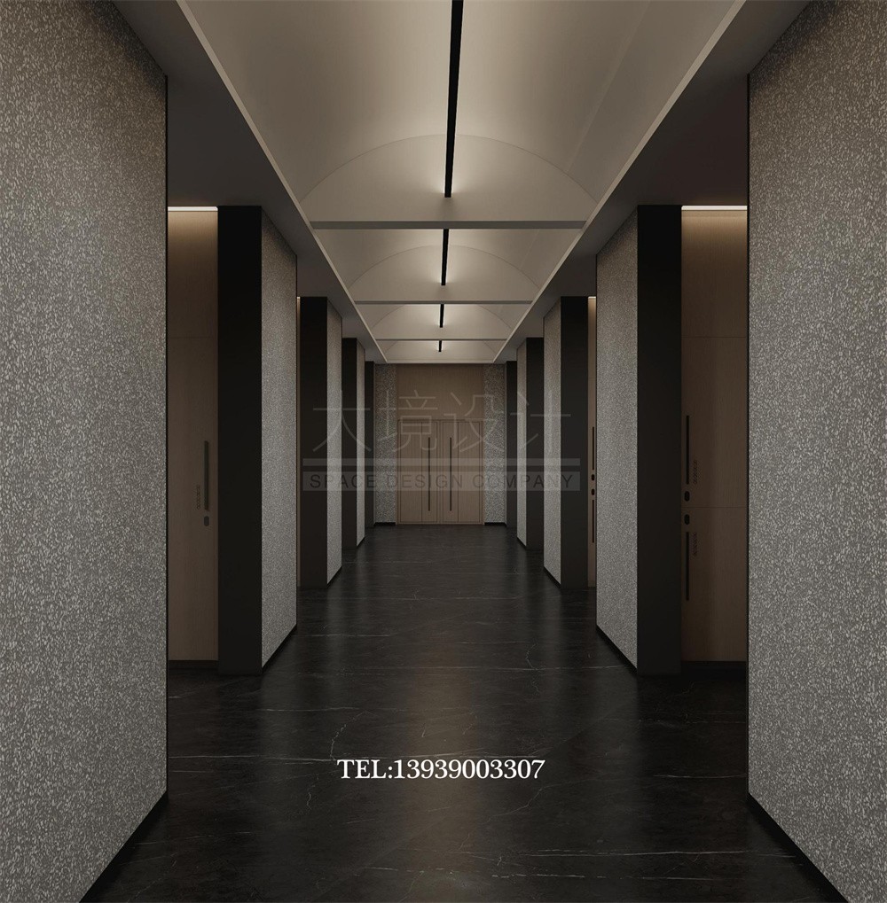 太原華明灣洗浴酒店翻新改造設計案例-走廊設計