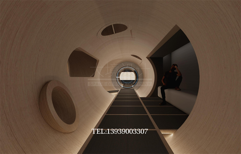 太原華明灣洗浴酒店翻新改造設計案例-休閑區(qū)設計